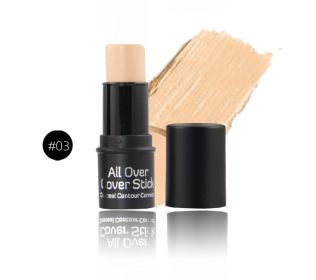 Three-Color Moisturizing Stick Cover Pimples Freckles Dark Circles Face Concealer (Option: 10G-3 Color)