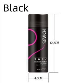 Powder Extension Thinning Thickening Hair Growth (Option: Black-25G)