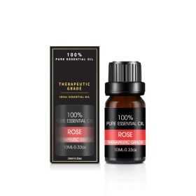 Organic Essential Oils Set Top Sale 100 Natural Therapeutic Grade Aromatherapy Oil Gift kit for Diffuser (Option: Rose essential oil)