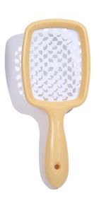 Children's Hollow Diamond Massage Comb (Color: Yellow)