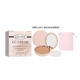 Skin Protection Lightweight Breathable Durable Not Easy To Makeup Natural Concealing And Setting Makeup Powder (Option: Light Brown)