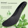 Sports Shock Absorption Insole Green PU Memory Foam Breathable Arch Support Orthopedic Shoes Pad Men Women Feet Care Shoes Pad