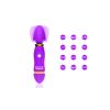 12 Modes Insertable Powerful Wand Massager G spot Nipple Stimulating Vibrator