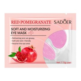 Hydrating Moisturizing And Nourishing Eye Care Eye Pad (Option: Pomegranate Soft Eye Mask)