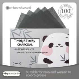 Oil-absorbing Sheets Face Oil Obsorbing Sheet 100 Pieces Fragrance (Option: Bamboo Charcoal)