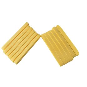 Compression Strip Facial Cleaning Puff Absorbent Sponge Round (Color: Yellow)