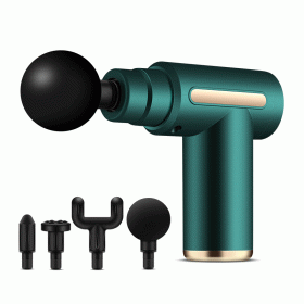 USB Mini Massage Fitness Equipment Neck Cream Grab (Option: BX720 Green-High End Button)